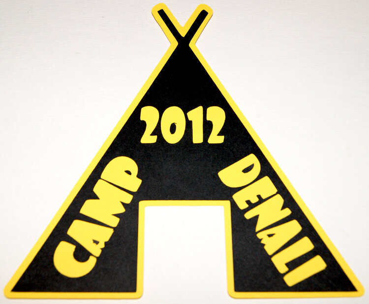 Camp Denali Die Cut Logo