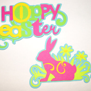 Hoppy Easter 4 Layer Die Cuts