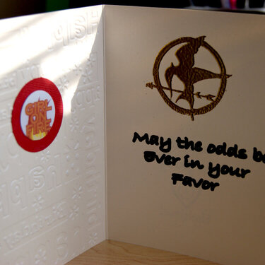 Katniss Birthday Card - Inside