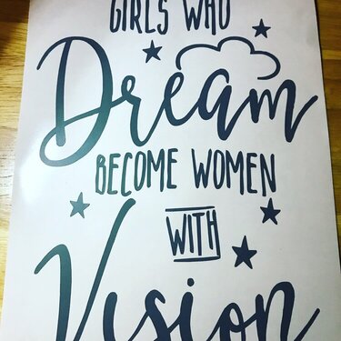 Girls who dream Vinyl Decal