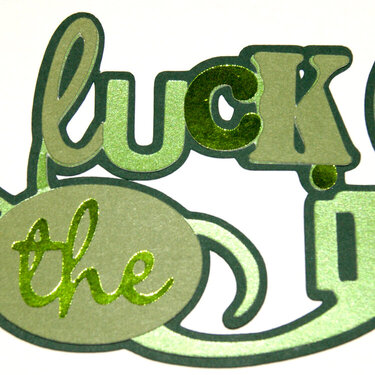 Luck of the Irish Die Cut