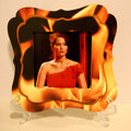 Katniss Girl on Fire Shadow Box Frame