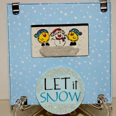 Let it Snow - Shadow Box Frame