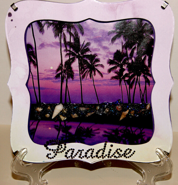 Paradise Shadowbox Frame