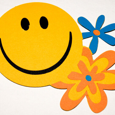 5 Layer Smiley Face Die Cut