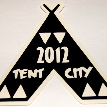 Tent City Die Cut Logo