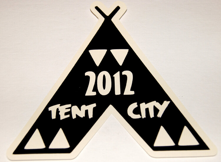Tent City Die Cut Logo