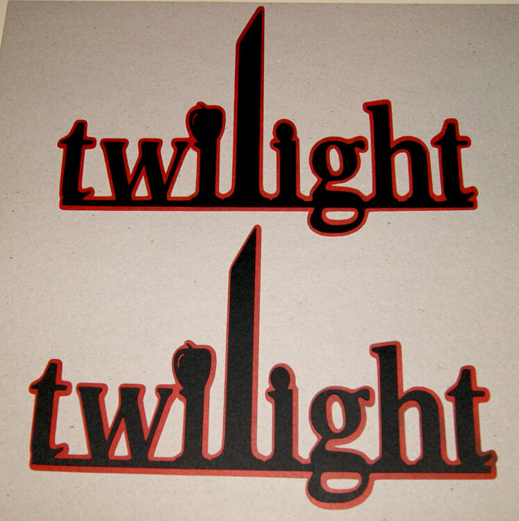 Twilight Die Cut Logo