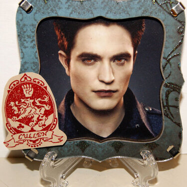 Edward Cullen Custom Handmade Shadowbox Frame