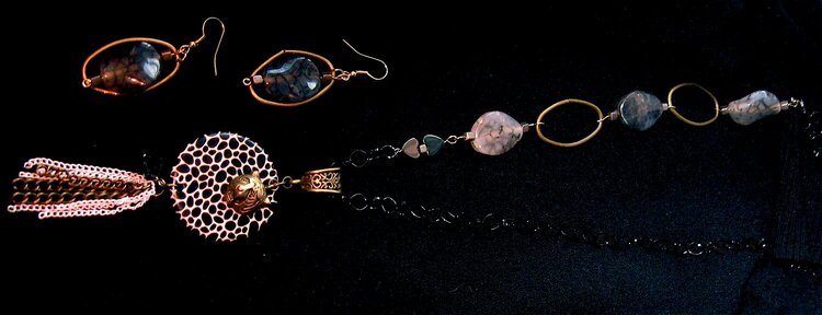 Animals and agates.