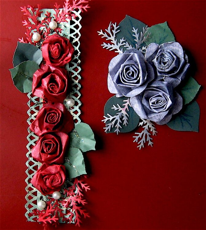 Floral border and Embellishment