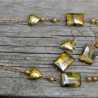 Jewelry made upon a picnic table
