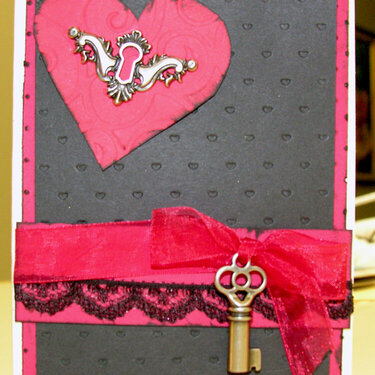 key to my heart card