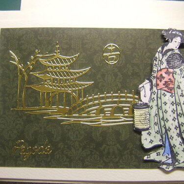 Pagoda card