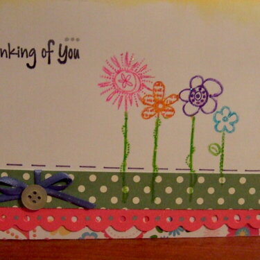 Thinking of You - Blank note card