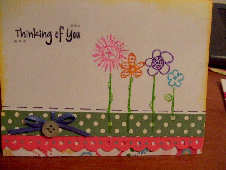 Thinking of You - Blank note card