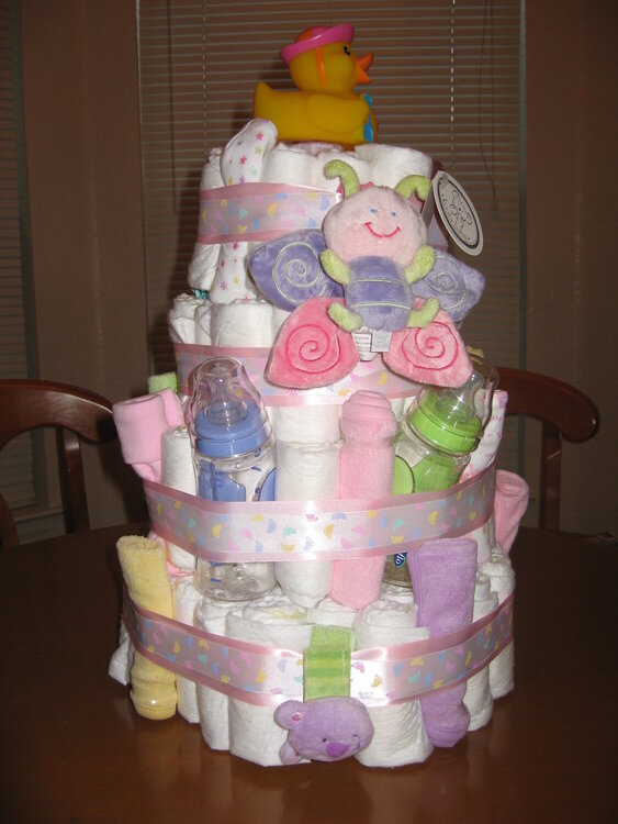 Diaper Cake 1 Side View