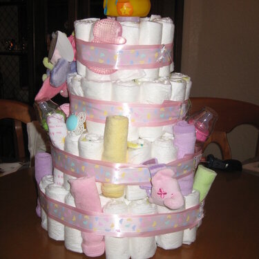 Diaper Cake 1 Front View