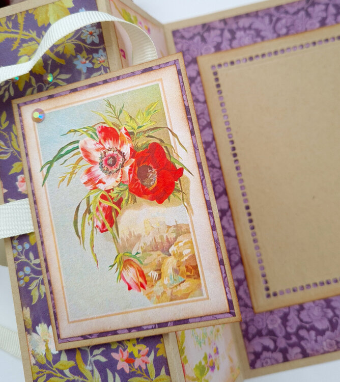 A Gate-Fold Floral Card