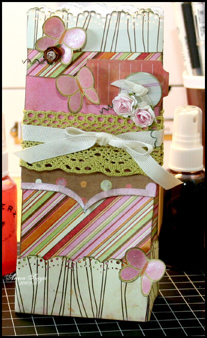 Gift bag ~ Pink Paislee