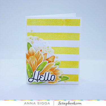 Sparkly Floral Card