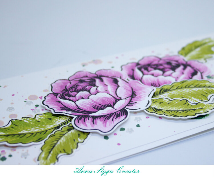 Pink Rose slim-card