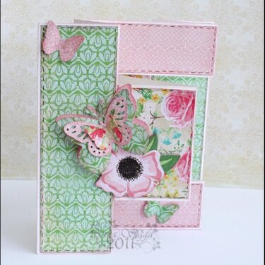 Tri-fold card *Nook March kit/Crate*