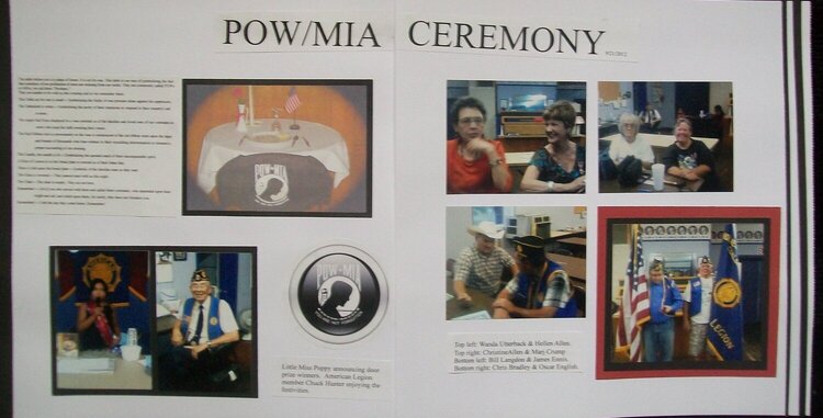 POW/MIA Ceremony