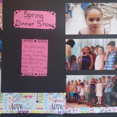 Spring dinner show