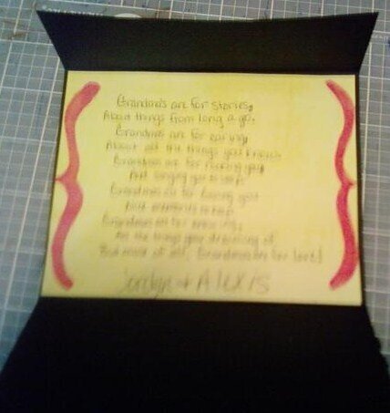 Inside Trifold Grandparents Day Card