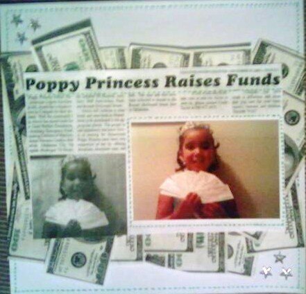 Poppy Princess Raises Funds