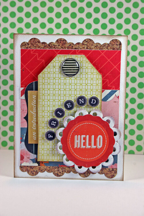 &quot;Hello Friend&quot; card