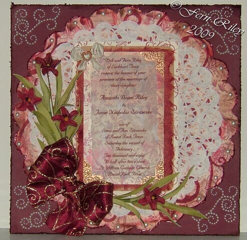 Amanda&#039;s Wedding Invitation