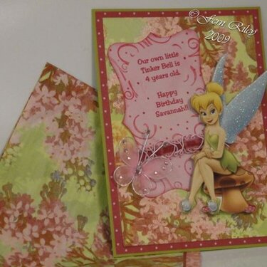 Tinker Bell Birthday Card