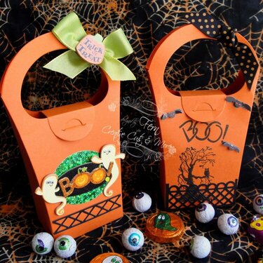 Halloween Candy Boxes for my Grandsons