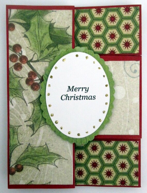 Christmas Tri-Fold Card