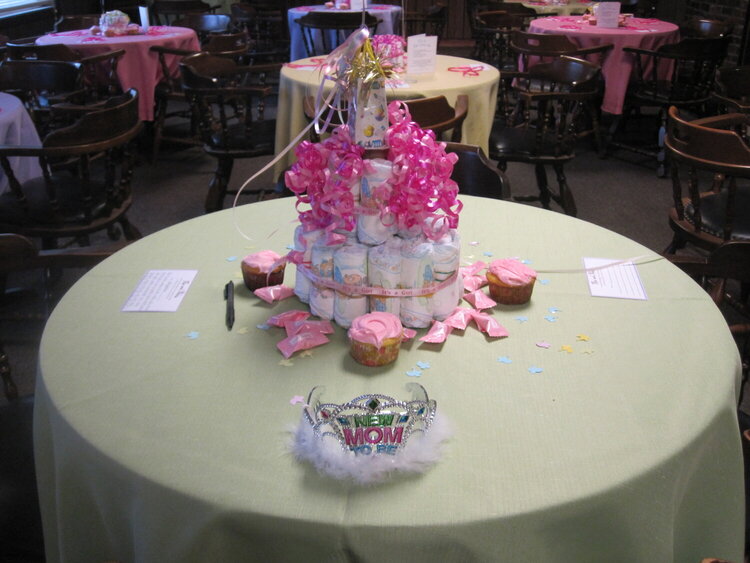 Diaper Cake &amp; Table