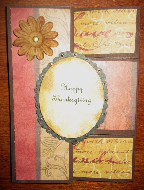 Thanksgiving Tri-Fold Card