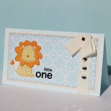 Little one. baby card