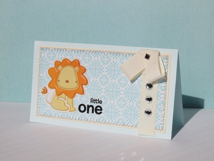 Little one. baby card