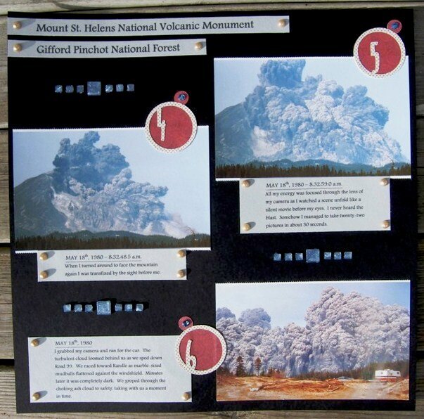 Mt. St. Helens Eruption May,18th-1980 (right)