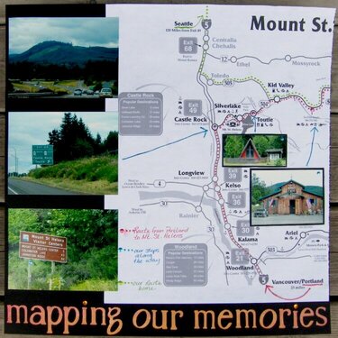 Mapping our memories to Mt. St. Helens (left)