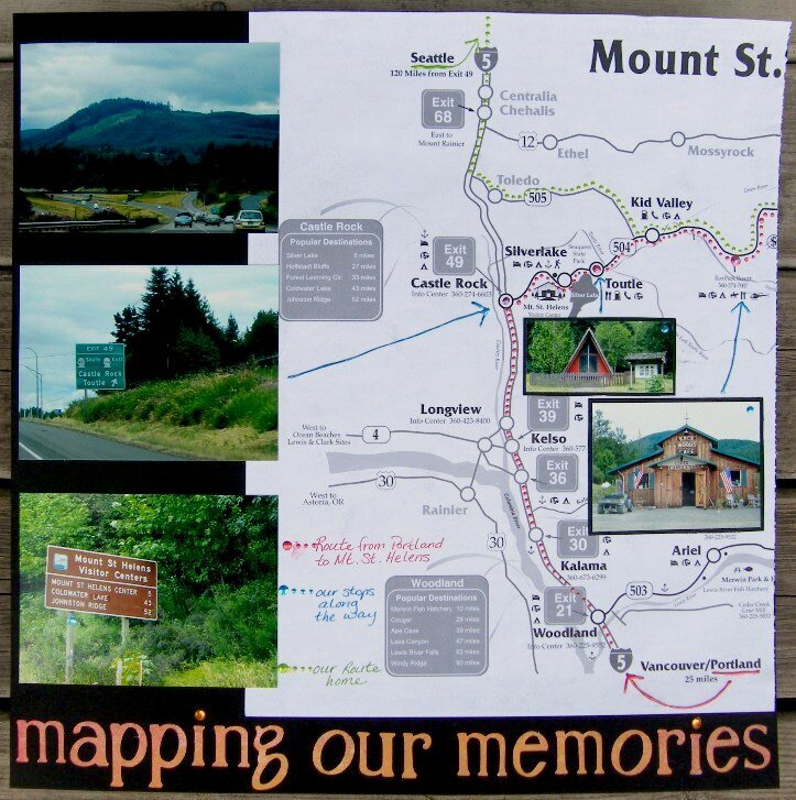 Mapping our memories to Mt. St. Helens (left)