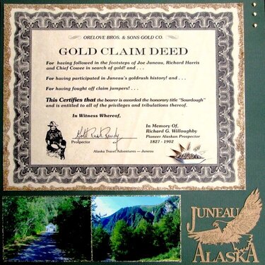 Panning for Gold - Juneau