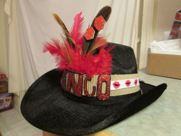 Right side of Bunco Hat