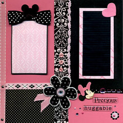 Minnie Hot Pink and Black Right Page