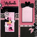 Minnie Hot Pink and Black Spread
