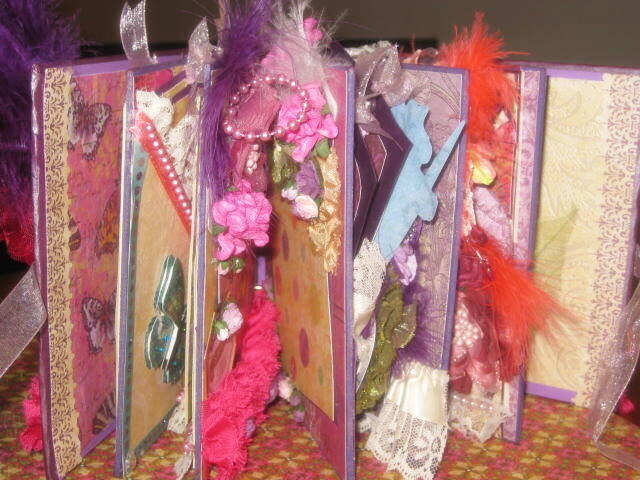 Mardi Gras Masquerade Mini Scrap Album