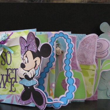 Minnie mouse mini book (SOLD)
