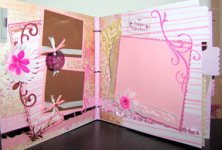 Pink and Brown mini book